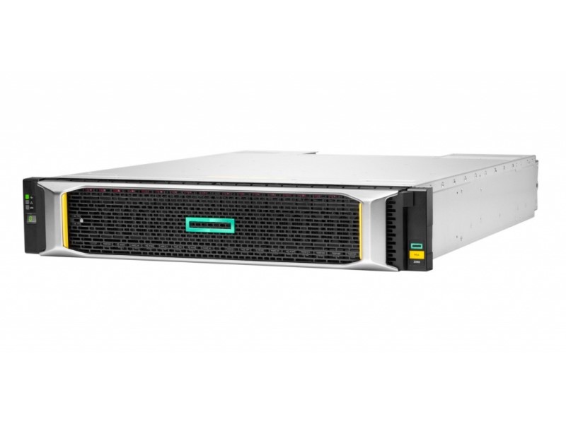 Вид спереди системы хранения данных HPE MSA 2060 24SFF