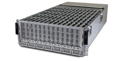 Фото системы хранения данных AERODISK Engine N8 с верхней загрузкой накопителей