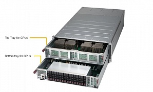 Сервер Supermicro SuperServer 4028GR-TXR, До 8 NVIDIA Tesla P100 SXM2