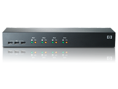 Консольный KVM-переключатель USB/PS2 HPE 1 x 4 AF611A