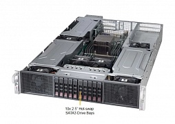 Сервер Supermicro SuperServer 2028GR-TRT, до 4х NVIDIA GPU