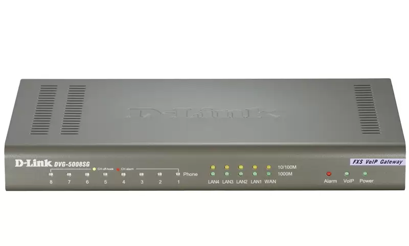 Фото Голосовой IP-шлюз D-Link DVG-5008SG/A1A