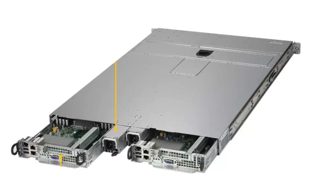 Фото Сервер Supermicro TwinPro 1U Superserver SYS-1028TP-DC1R