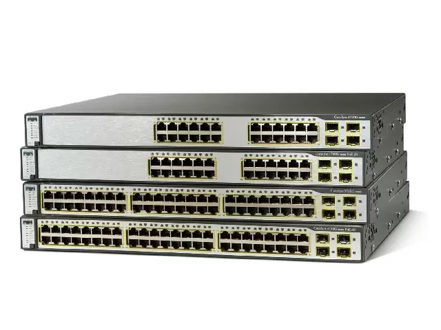 Фото Коммутаторы Cisco Catalyst 3750 Series WS-C3750G-24WS-S25