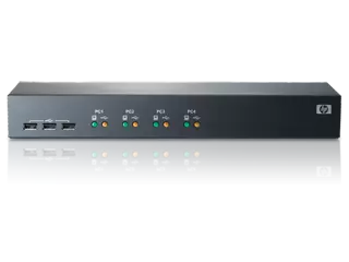 Фото Консольный KVM-переключатель USB/PS2 HPE 1 x 4 AF611A