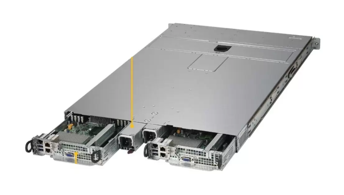 Фото Сервер Supermicro TwinPro 1U Superserver SYS-1028TP-DTR
