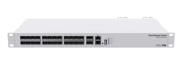 Фото Коммутатор управляемый Smart MikroTik CRS326-24S+2Q+RM