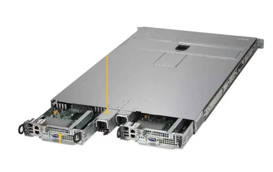 Фото Сервер Supermicro TwinPro 1U Superserver SYS-1028TP-DC0FR