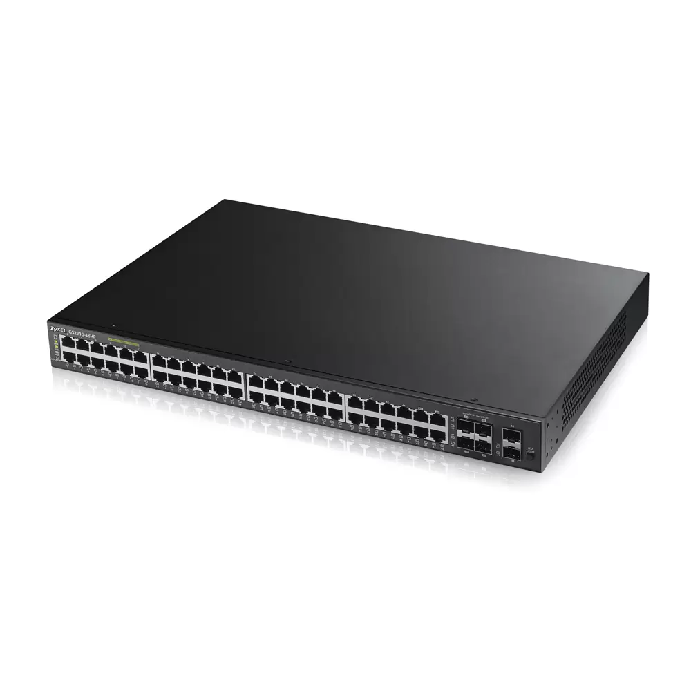 Фото L2 коммутатор PoE+ ZYXEL GS2210-48HP [GS2210-48HP-EU0101F]