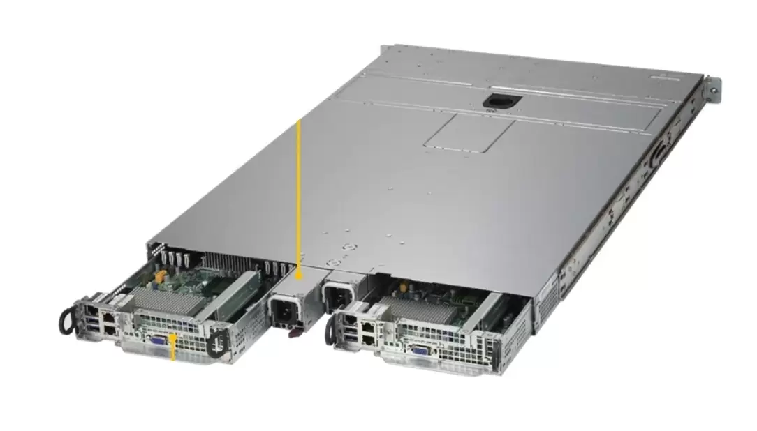 Фото Сервер Supermicro TwinPro 1U Superserver SYS-1028TP-DTTR
