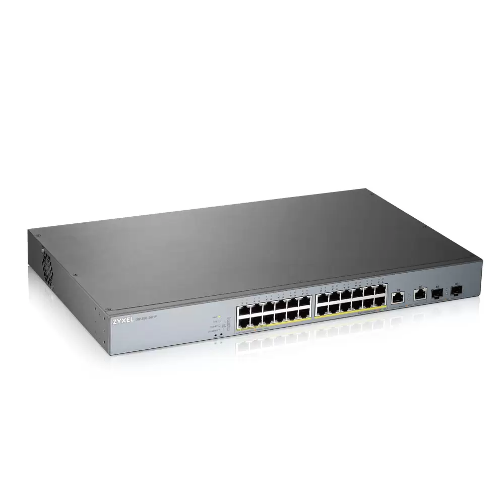 Фото L2 коммутатор PoE+ для IP-видеокамер ZYXEL GS1350-26HP [GS1350-26HP-EU0101F]