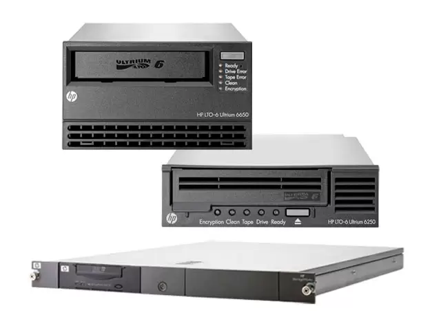Фото Ленточные накопители HPE StoreEver LTO-6 Ultrium 6250 / 6650 SAS Tape Drive EH970A