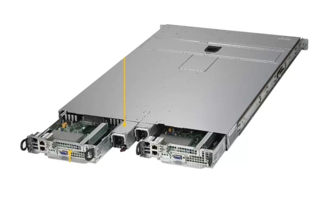 Фото Сервер Supermicro TwinPro 1U Superserver SYS-1028TP-DTFR